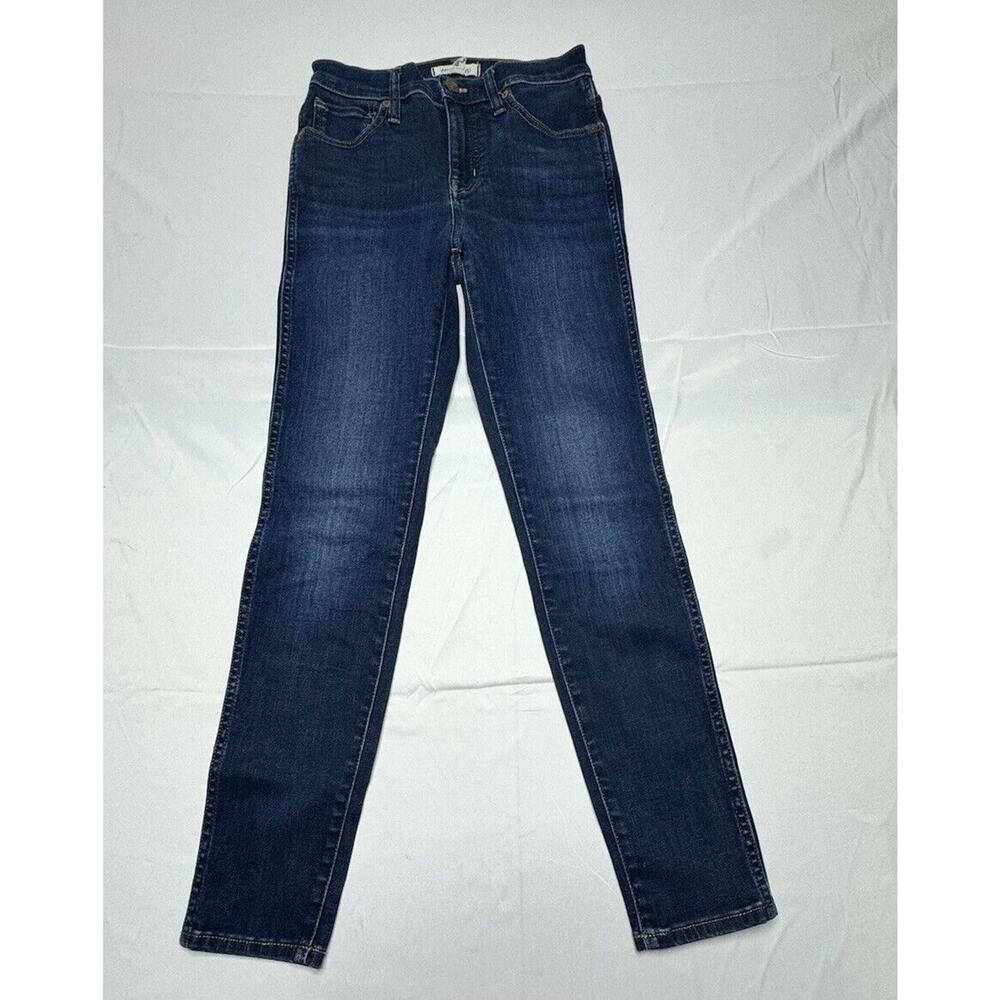 Madewell Women's 10" High Rise Skinny Blue Jeans - Size 26x27.5